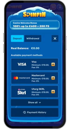 Choosing deposits method